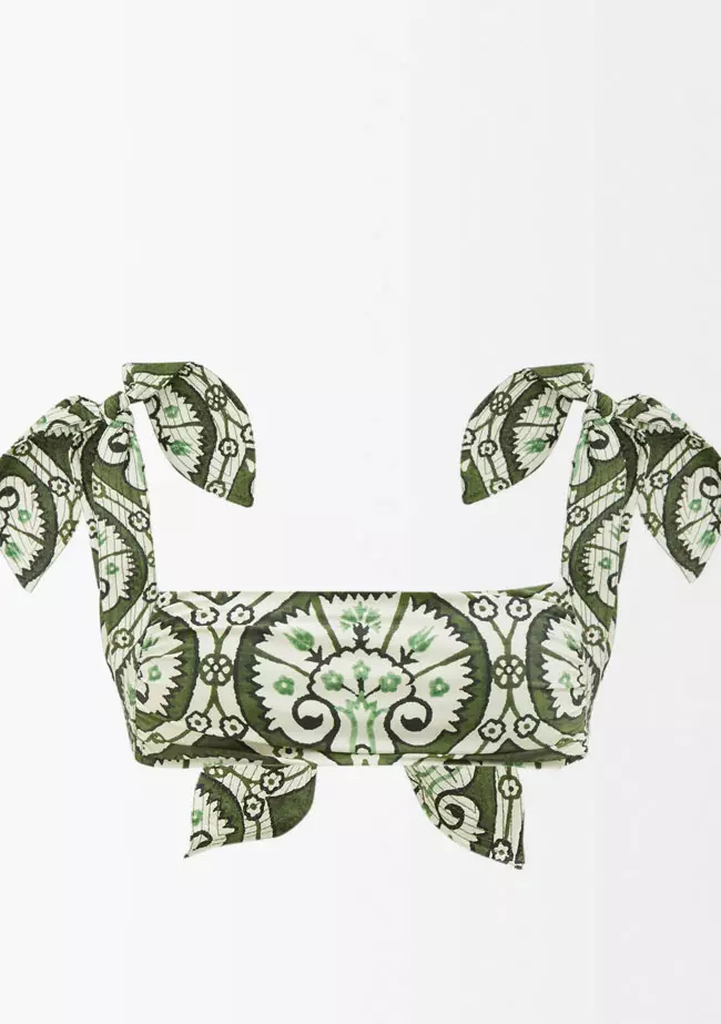 Bustieră din bumbac, Johanna Ortiz, 1.320 lei, www.net-a-porter.com