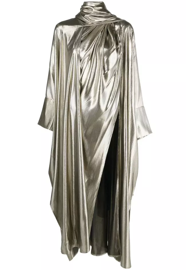 Rochie din amestec de mătase, 1309 Studios, 1.227 euro, www.farfetch.com