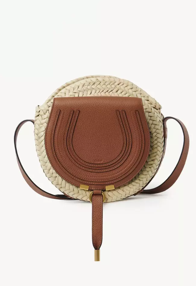 Geantă din rafie și piele, Chloé, 750 euro