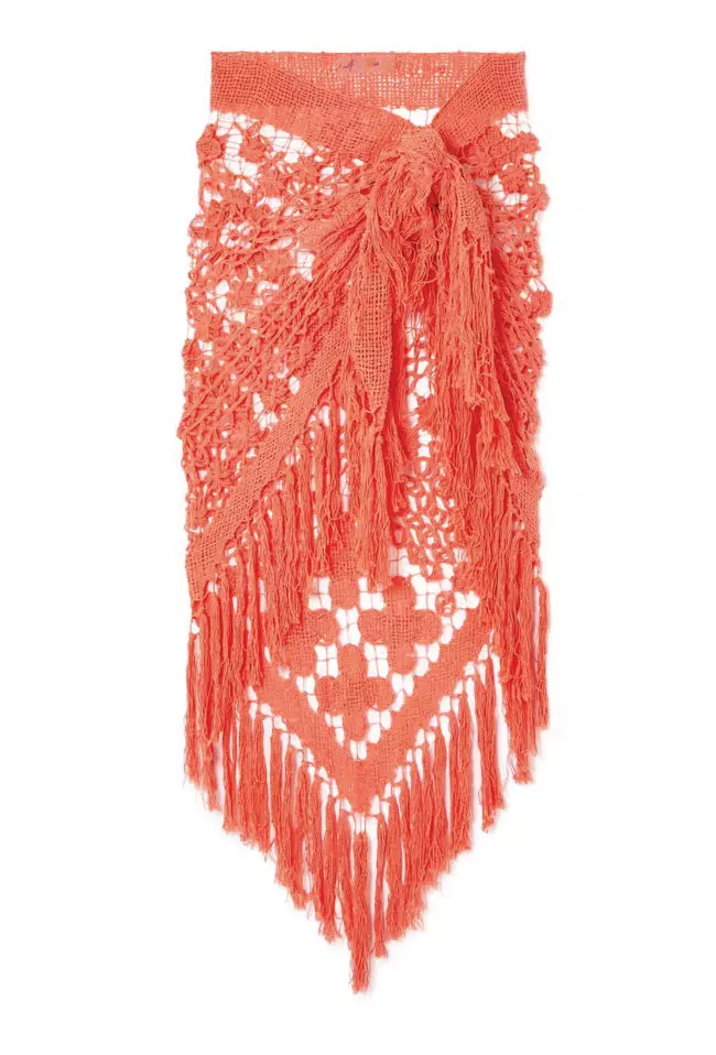 Pareo din bumbac, Alix Pinho, 1.170 lei, www.net-a-porter.com