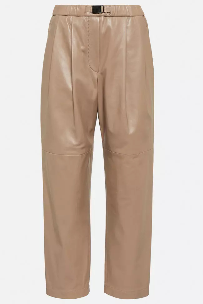 Pantaloni din piele, Brunello Cuccinelli, cu prețul la cerere