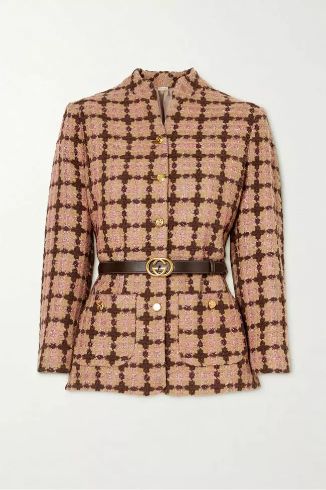 Sacou din amestec de lână, Gucci, 12.353 lei, www.net-a-porter.com