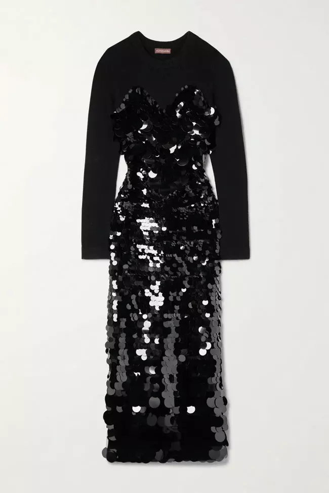 Rochie din amestec de lână, viscoză și nailon, Altuzarra, 6.982 lei, www.net-a-porter.com