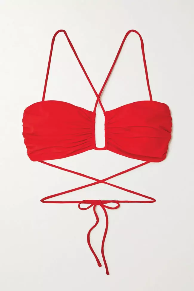 Sutien din jerse (parte a unui costum de baie), Magda Butrym, 1.568 lei, magazinul Aparterre