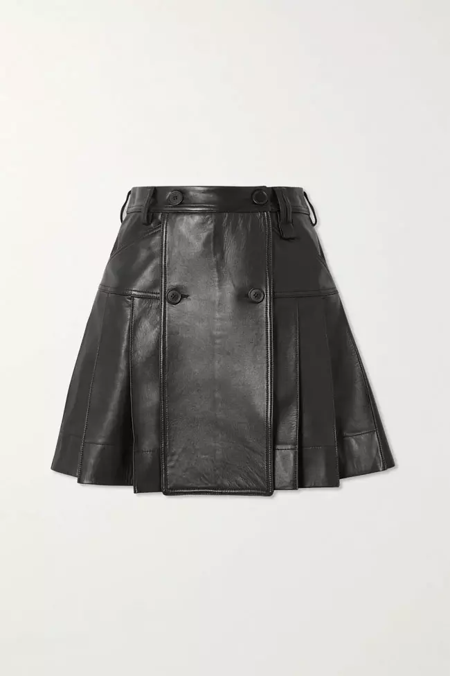 Fustă din piele, Simone Rocha, 8.600 lei, magazinul Aparterre