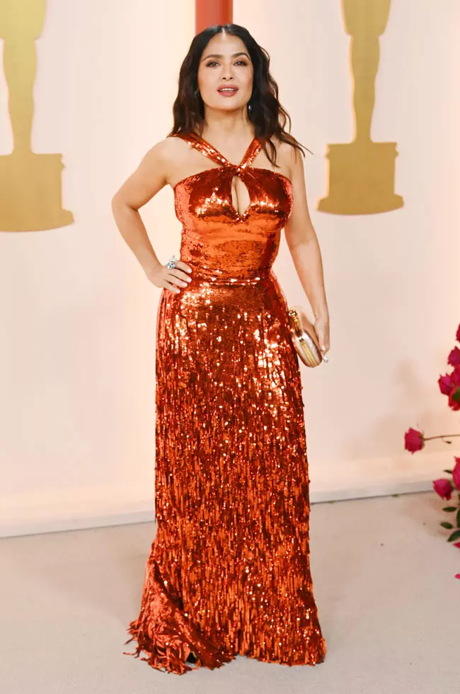 18. Salma Hayek în Gucci