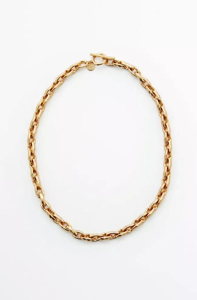 Colier din alamă placată cu aur, Massimo Dutti, 189 lei