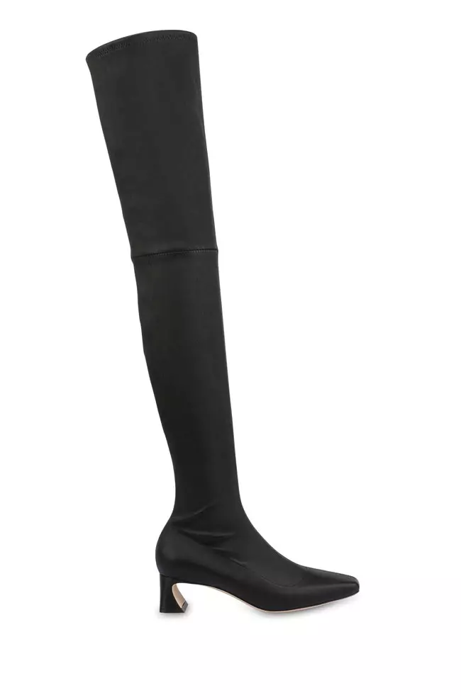 Cizme din satin, Alberta Ferretti, cu prețul la cerere, magazinul Distinto Couture