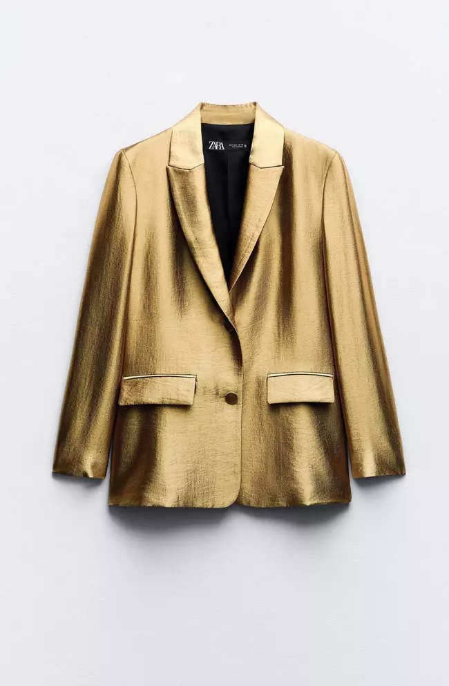 Sacou din amestec de viscoză, Zara, 299,90 lei
