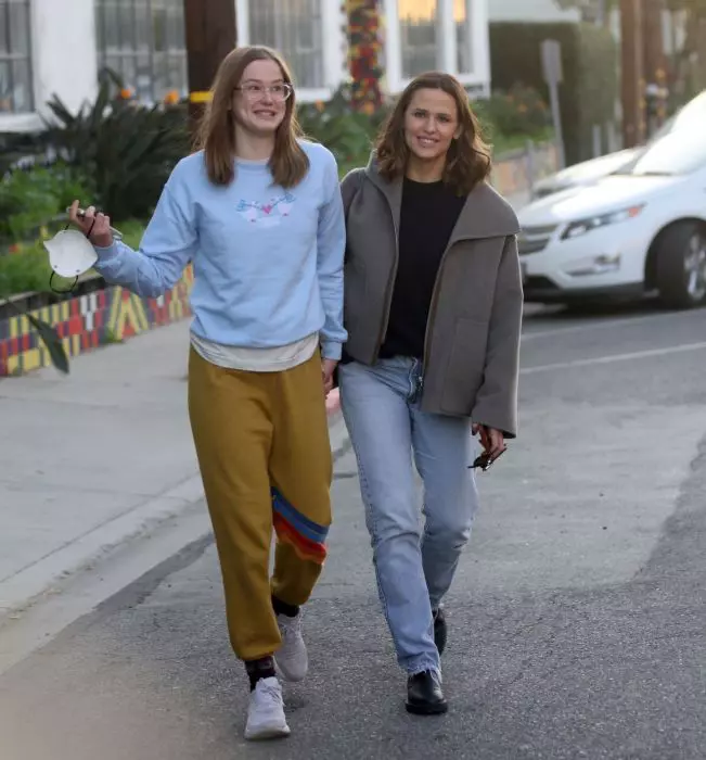 Jennifer Garner cu fiica sa, Violet