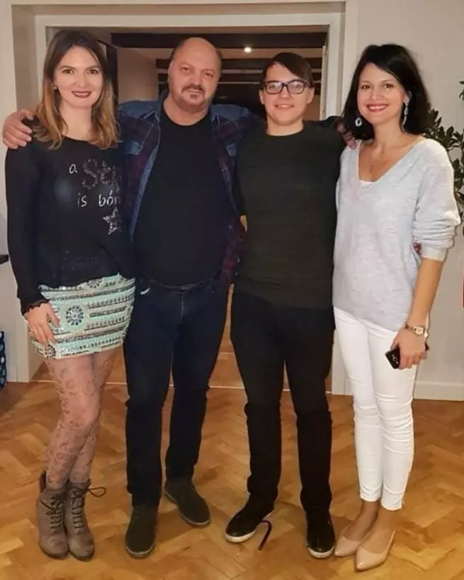 Victor Socaciu si copiii sai