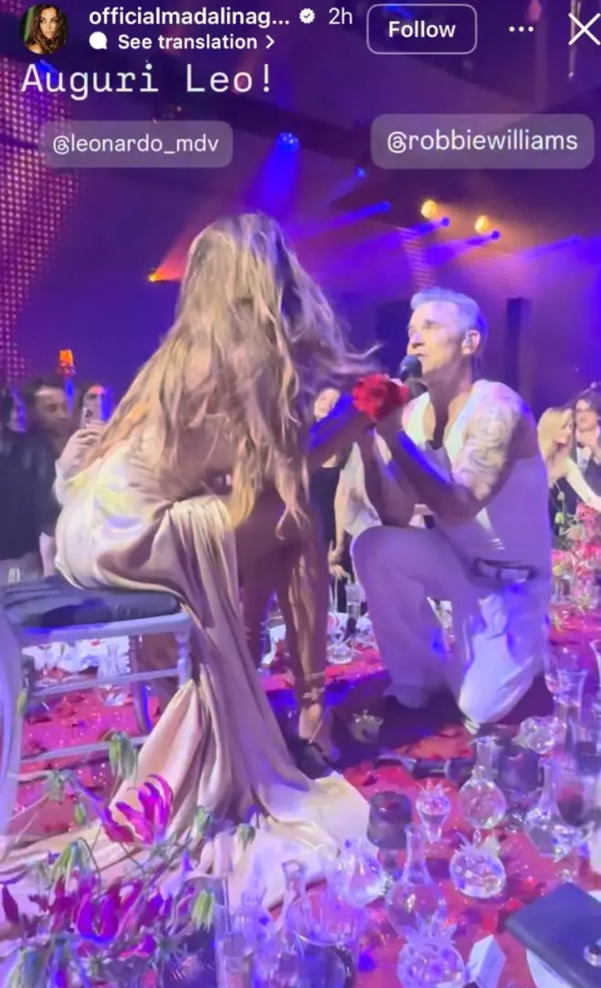 Mădălina Ghenea și Robbie Williams