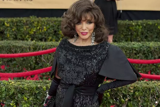 Jan. 25, 2015 - Los Angeles, California, U.S - Actress Joan Collins at the red carpet of the 21st Annual Screen Actors Guild Awards held at the Shrine Auditorium in Los Angeles, California, Sunday, January 25, 2015. (Credit Image: © Prensa Internacional/ZUMA Wire)