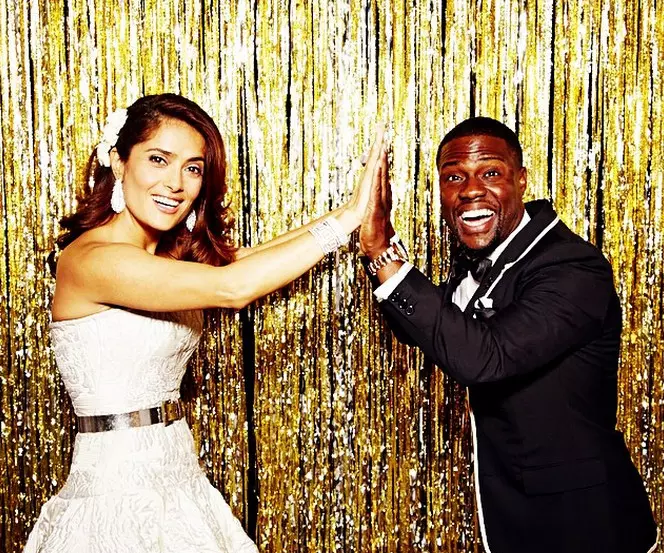 Salma Hayek si Kevin Hart