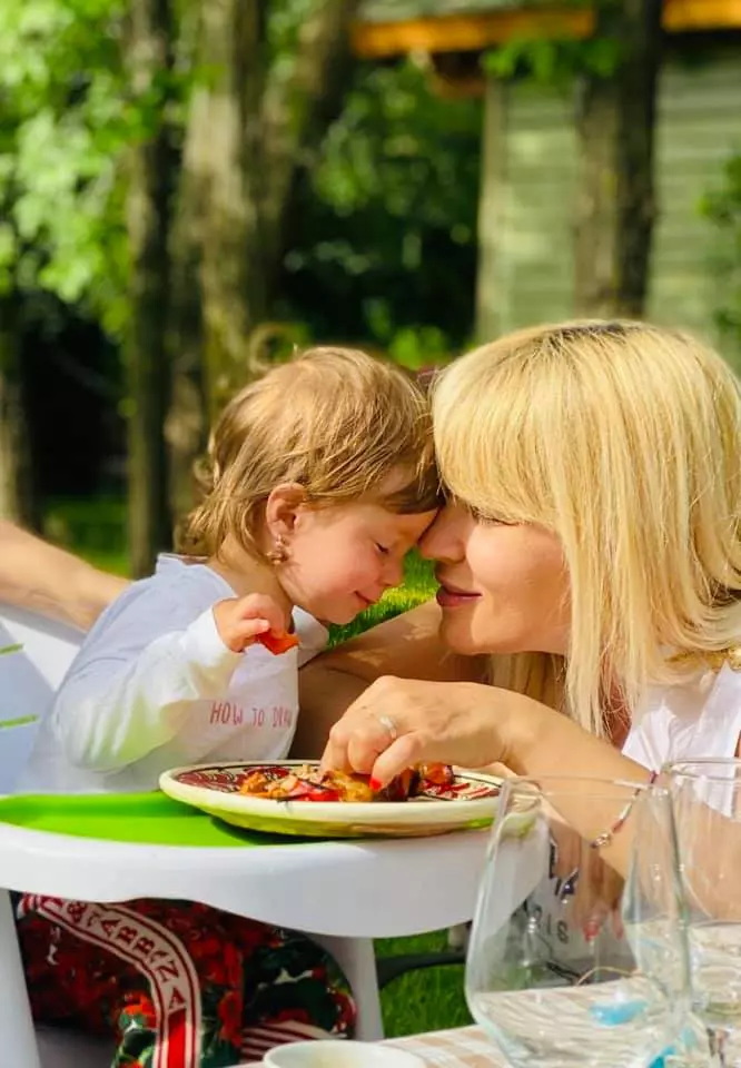 Elena Udrea și fiica ei Eva Maria
