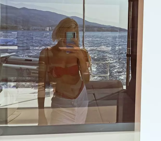 Lidia Buble în vacanță