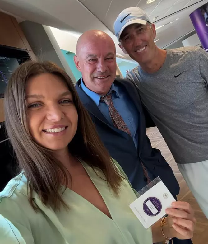 Simona Halep Wimbledon 2025 4