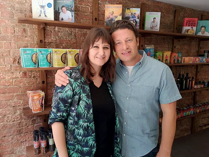 Unica in vizita la Jamie Oliver
