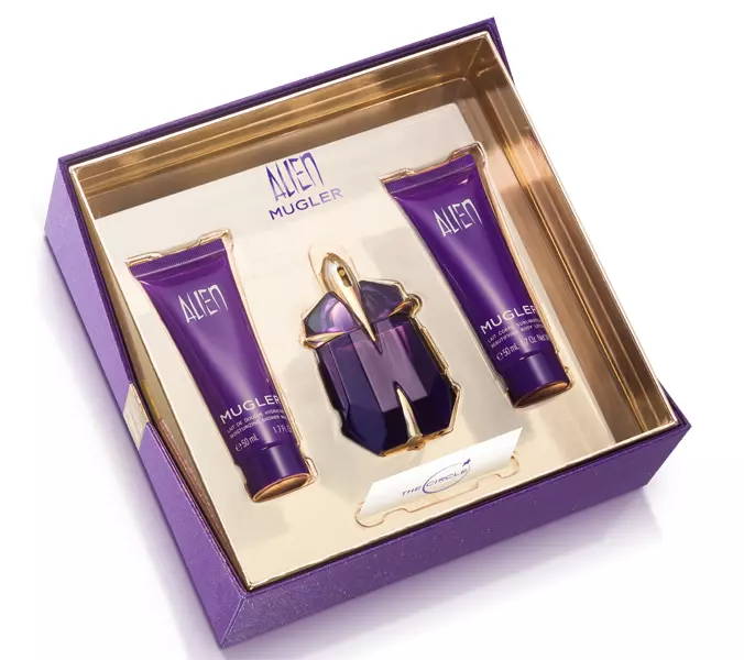 Set, parfum, gel de duș și loțiune de corp, Thierry Mugler, Alien, 319 lei