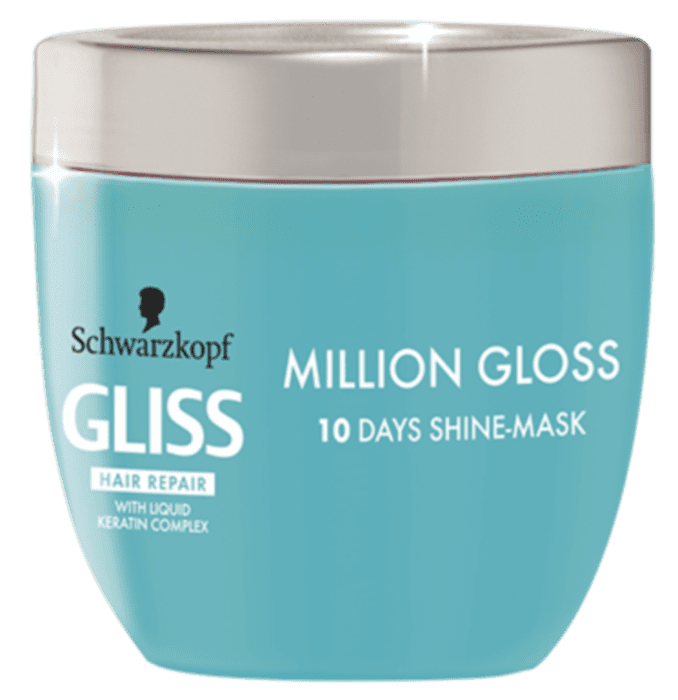 Formula intens reparatoare a măștii Million gloss de la Schwarzkopf reface suprafața firului de păr și îl îmbracă într-un strat laminat fără să-l încarce, pentru reflexii luminoase. Această tehnologie inovatoare oferă părului tern strălucire uimitoare, care poate dura până la zece zile. Aplică pe părul umed, după spălare și lăsă să acționeze un minut. Clătește temeinic! 25 lei