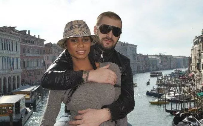 Laurette și fostul iubit, Mihai, tatăl Serenei