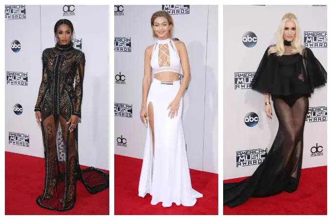 Ce au purtat vedetele la American Music Awards