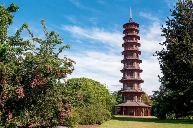 Pagoda din Kew Gardens, Londra