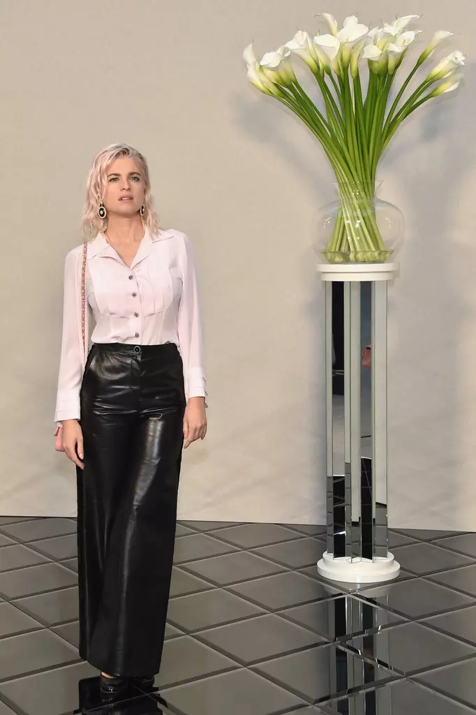 Cecile Cassel la prezentarea Chanel Haute Couture