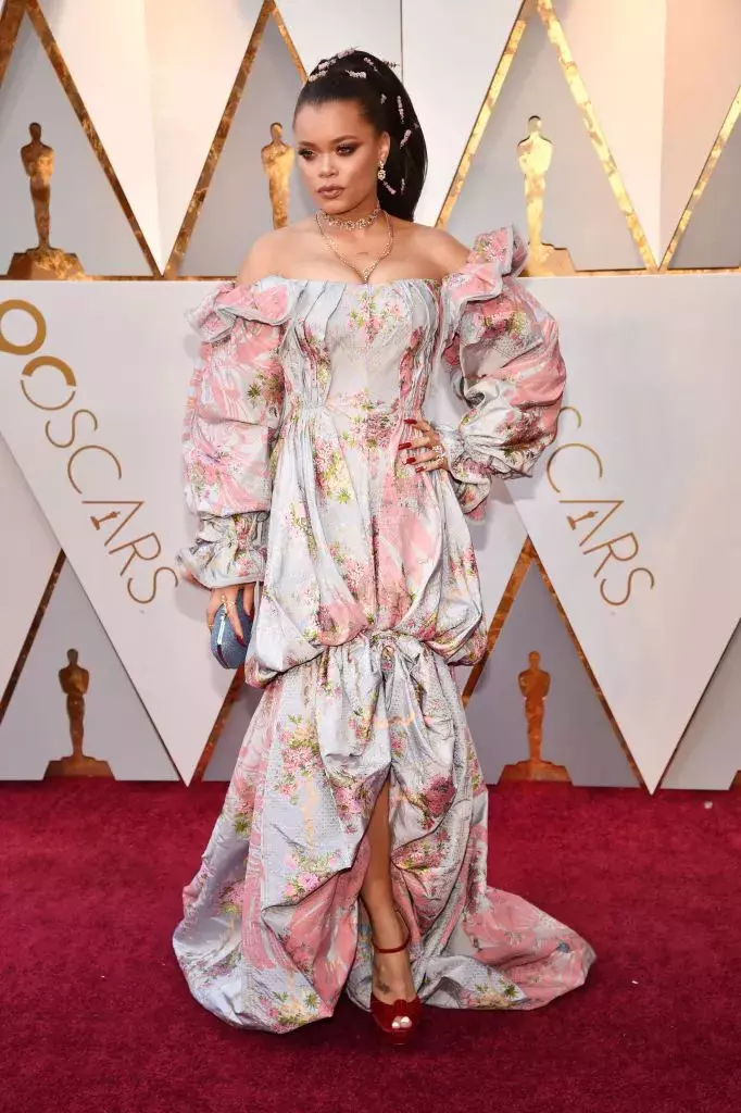 7. Andra Day în Zac Posen 2018