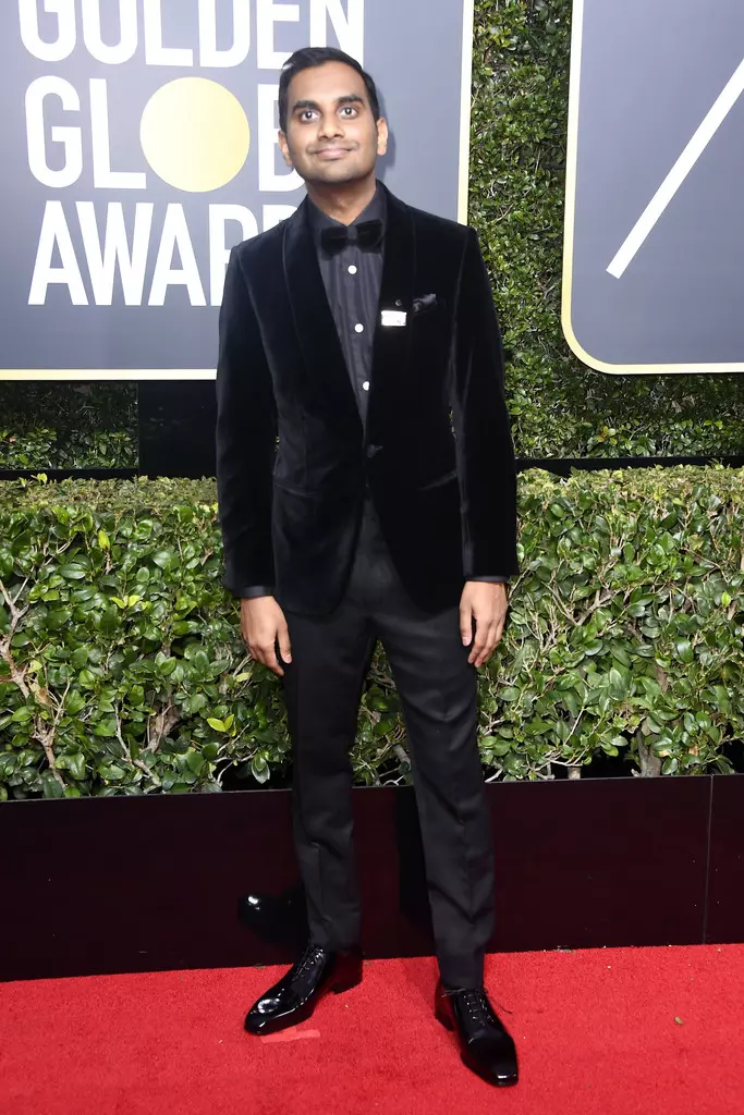 Aziz Ansari, in Ermenegildo Zegna Couture