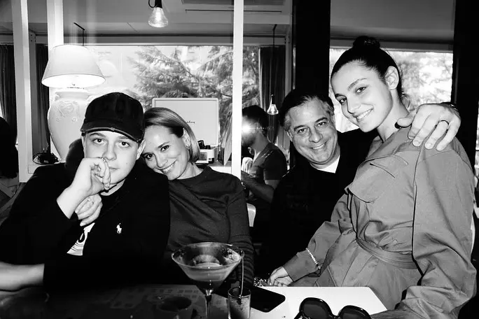 Andreea Esca, Alexandre Eram și copiii lor Alexia și Aris