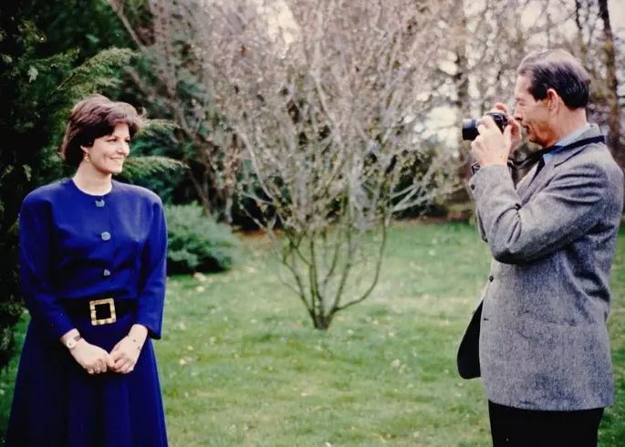 Majestatea Sa, Margareta si Regele Mihai in postura de fotograf