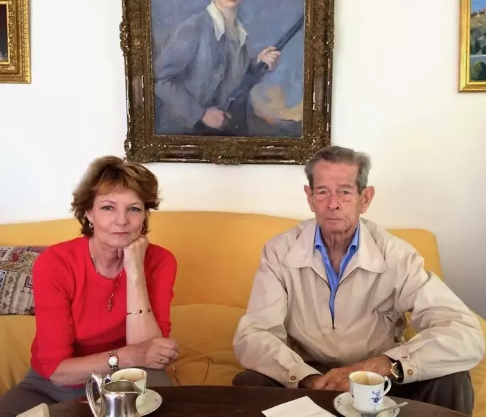 Majestatea Sa Margareta si Regele Mihai I, la Palatul Elisabeta