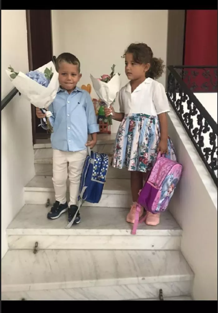 Traian Jr. şi Sofia Anais au început grădiniţa