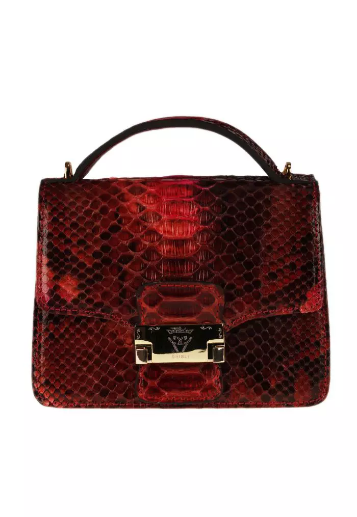 Geanta piele piton - messenger dama rufina ghibli perloro