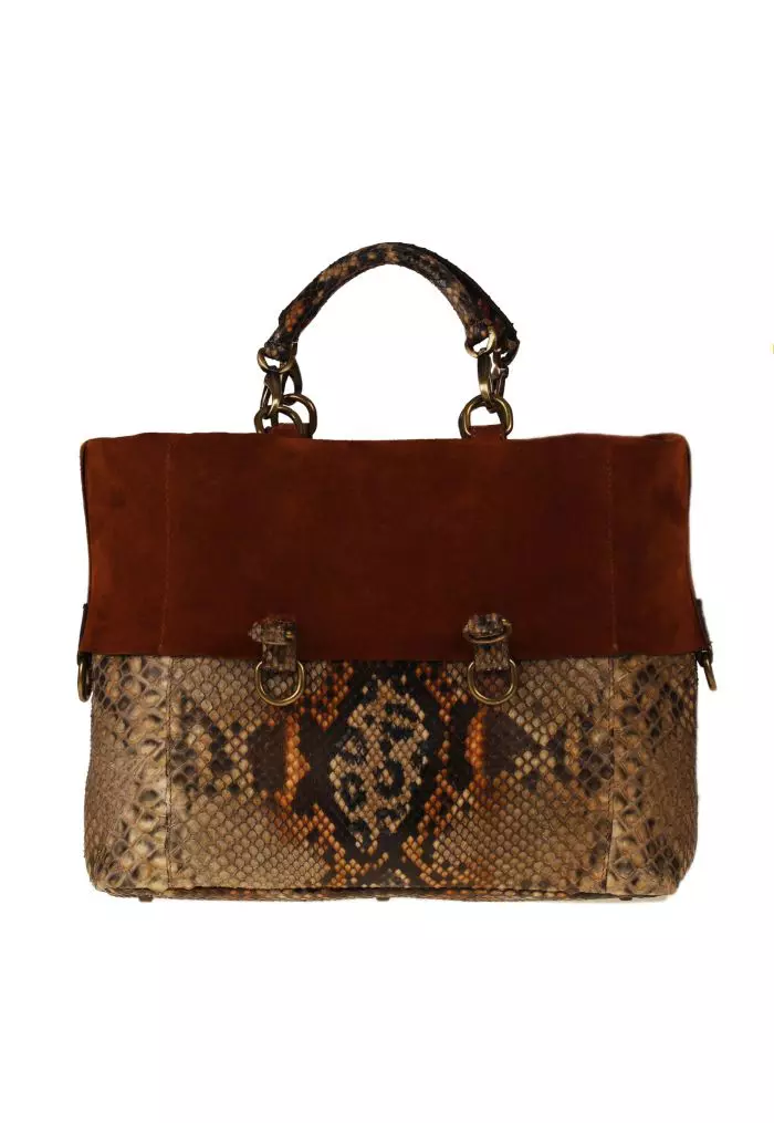 Geanta piele piton shopper dama transform ghibli perloro