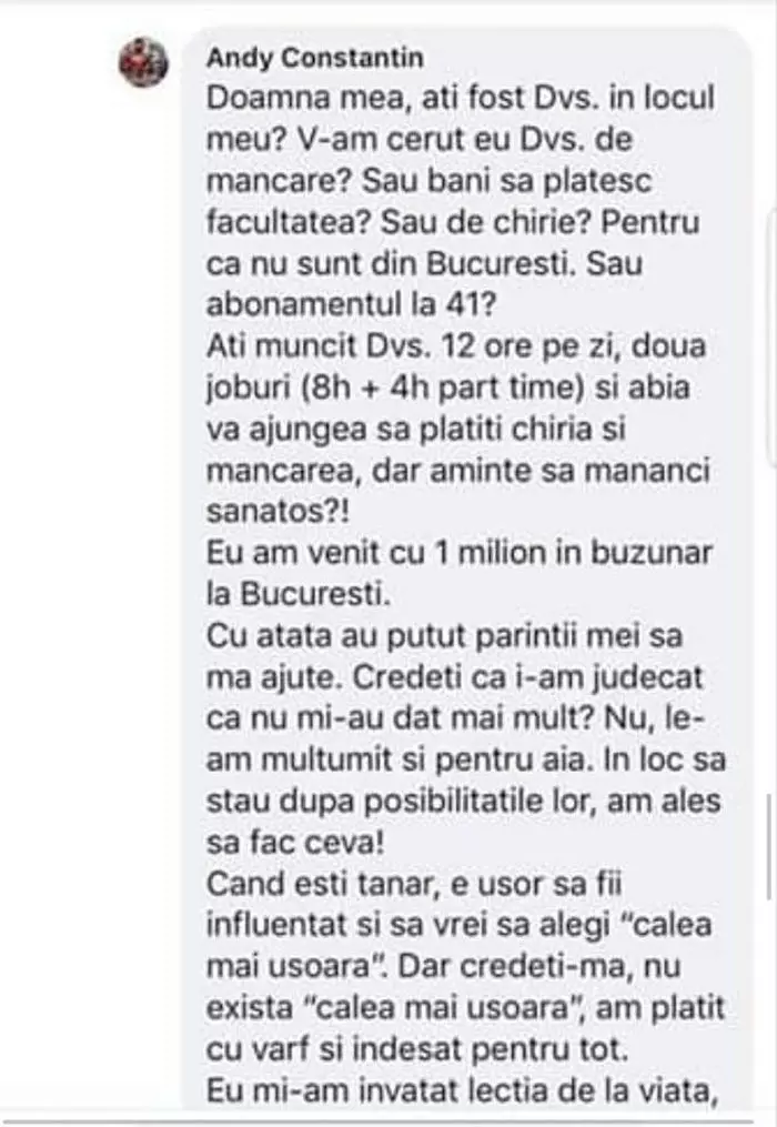 Mesajul prin care Andi de la Insula iubirii își justifică alegerile din trecut