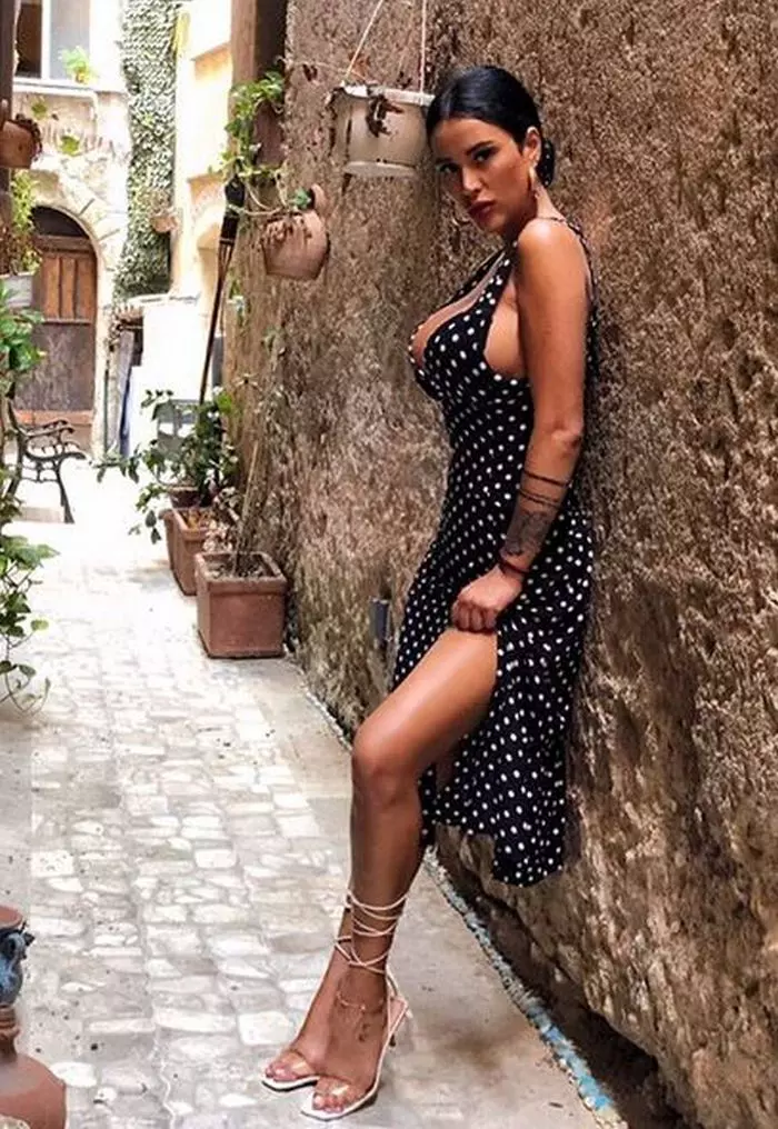 Daniela Crudu, în vacanță în Italia