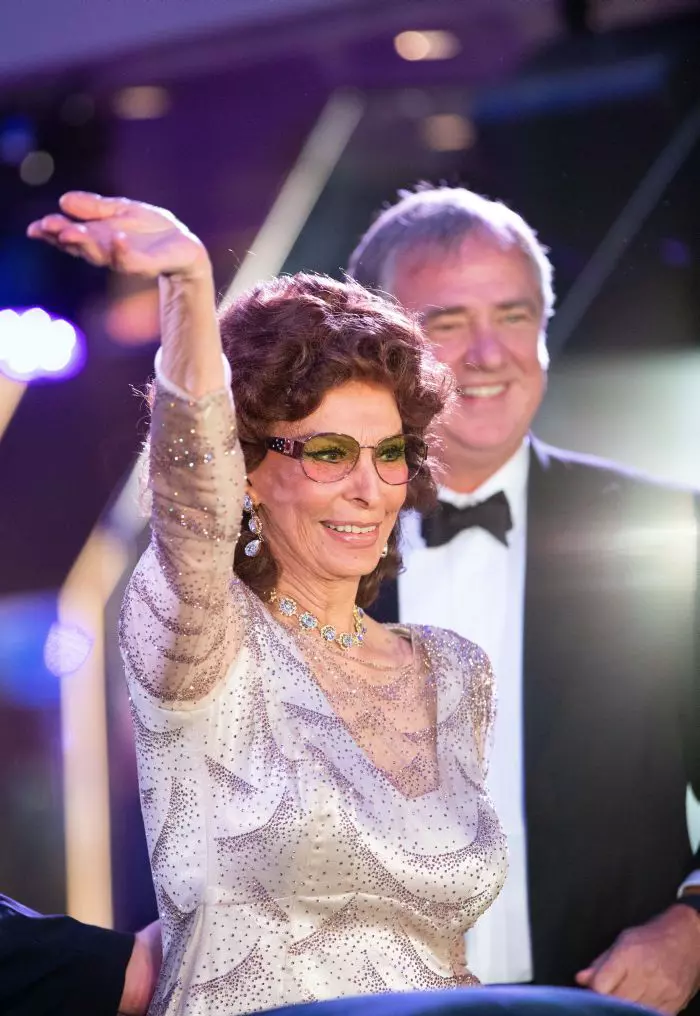 actrița Sophia Loren