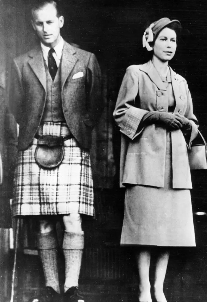 1952 - în vizită în Scoția.