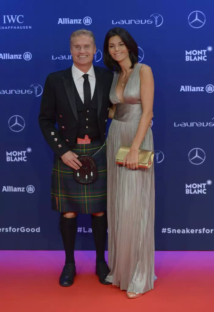 David Coulthardsi sotia lui, Karen Minier