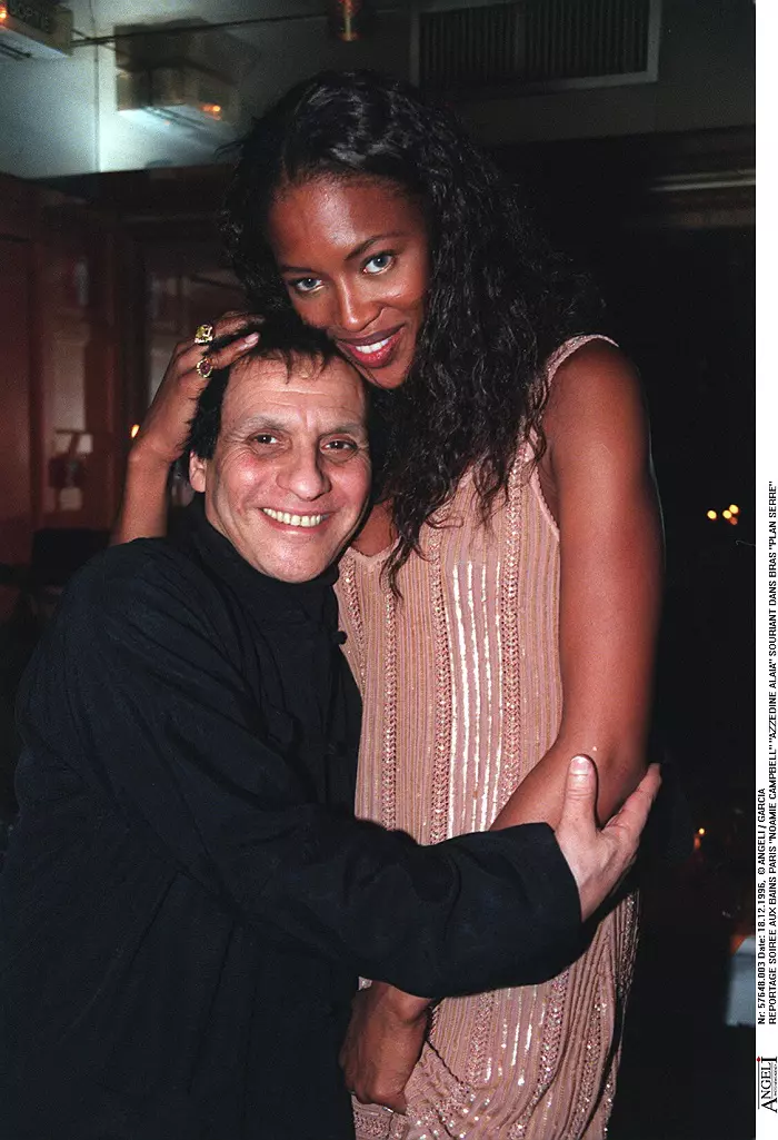 Naomie Campbell şi AZZEDINE ALAIA