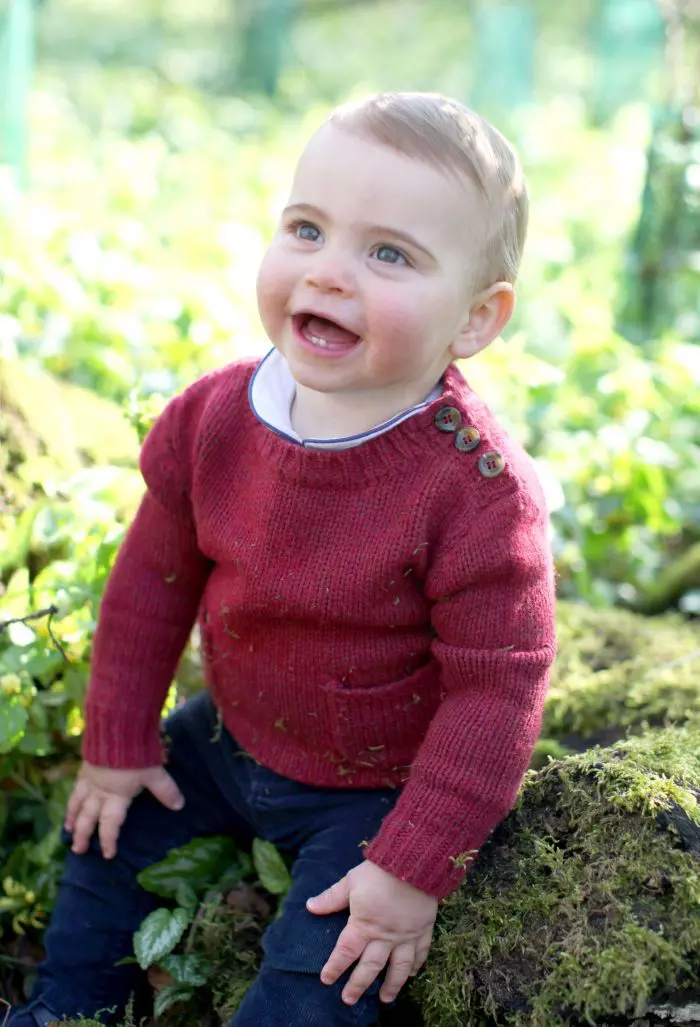 Prințul Louis, la prima aniversare