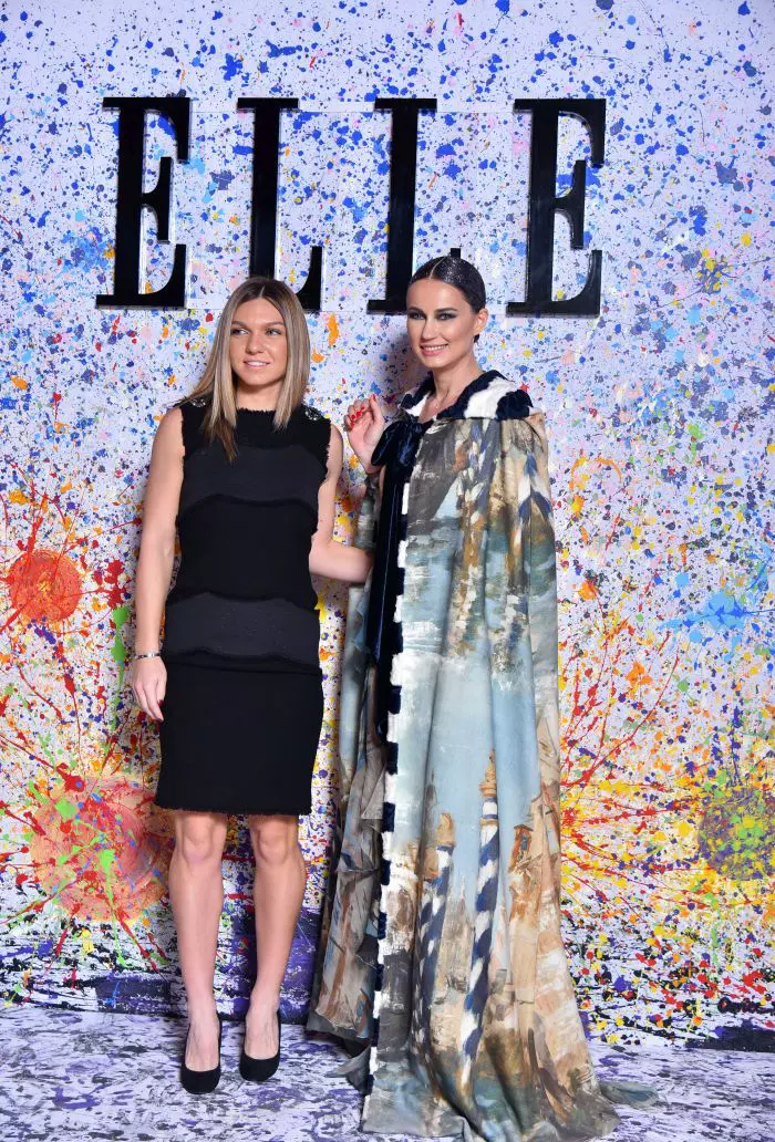 Simona Halep şi Roxana Voloşeniuc la Elle Style Awards 2017 3