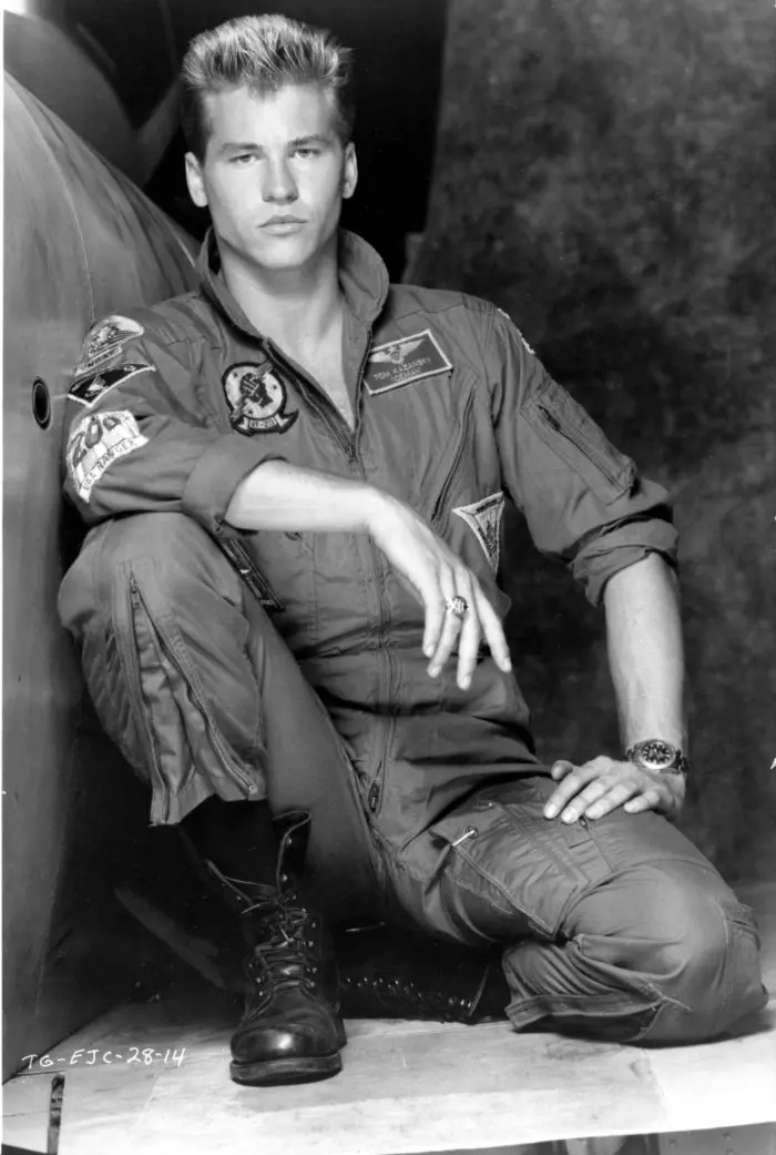 Val Kilmer, în filmul TOP GUN (1986)
