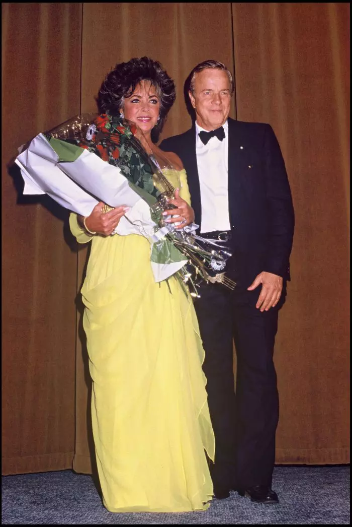 Franco Zeffirelli alaturi de Elizabeth Taylor în 1985