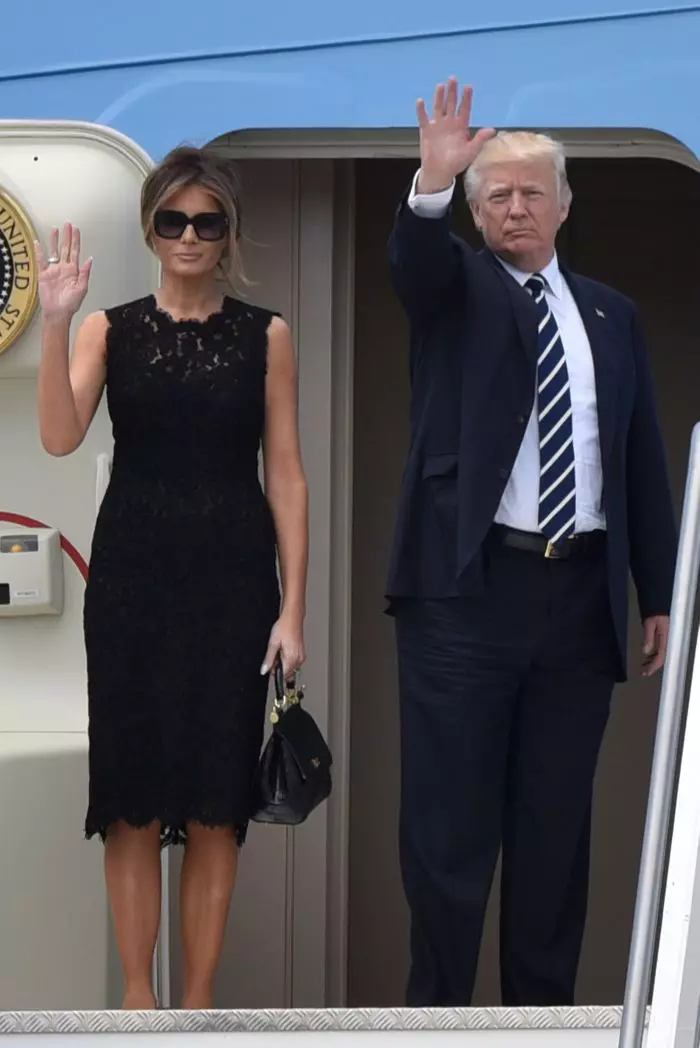 Melania Trump la Roma, Italia