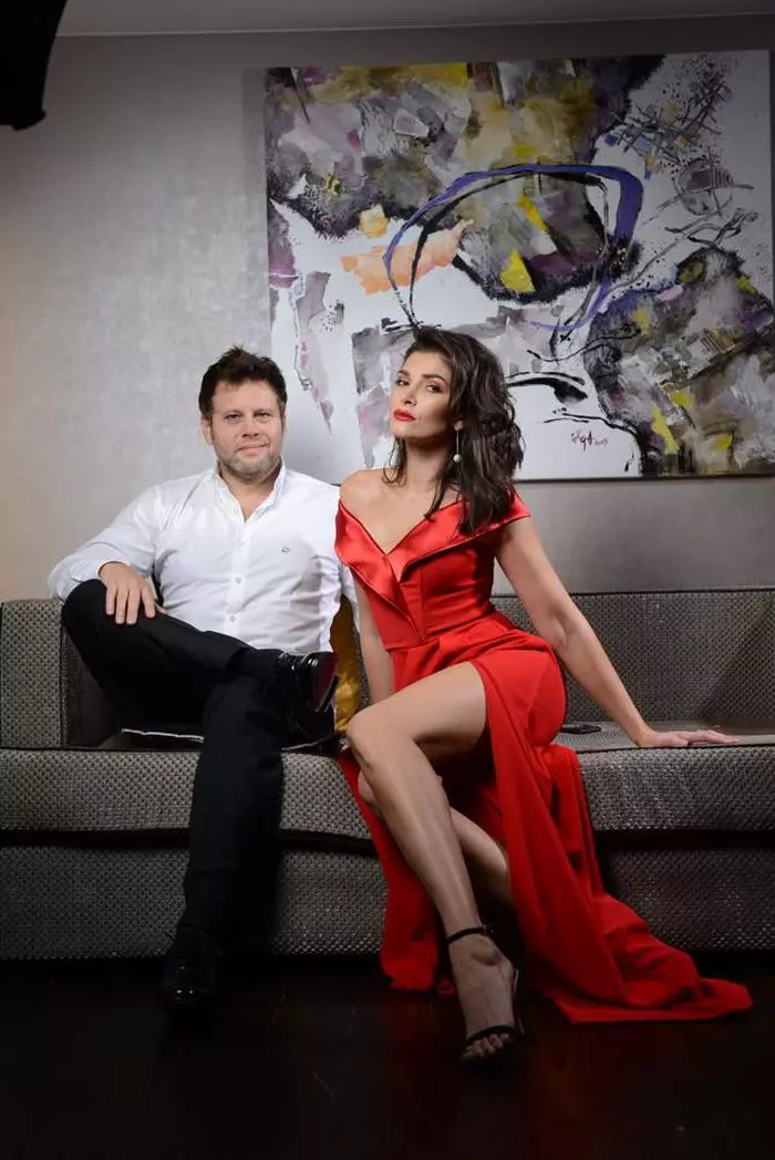 Alina Pușcaș și soțul ei