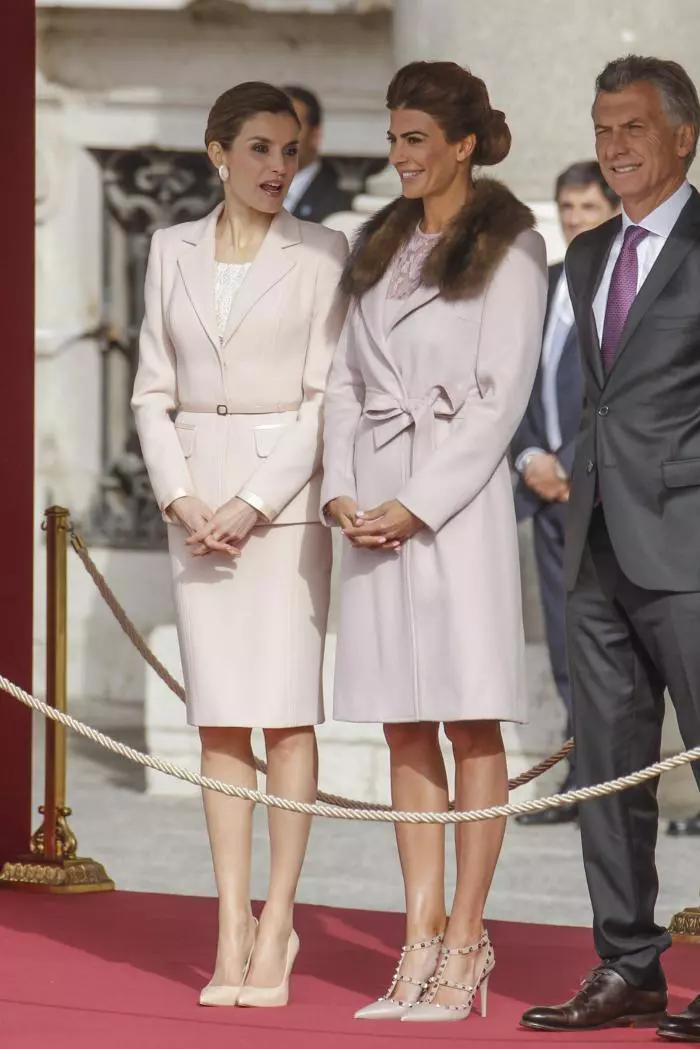 Regina Letizia a Spaniei si Prima Doamna a Argentinei Juliana Awada