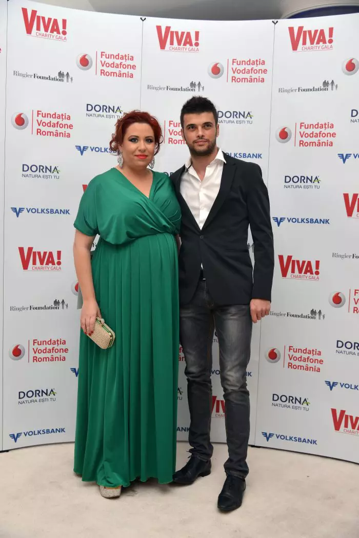 Oana Roman si Marius Elisei la Petrecerea VIVA! 2014